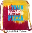 Fitness Bag I Train For Pizza Tie Dye Bag