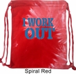 Fitness Bag I Work Out Tie Dye Bag