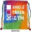 Fitness Bag Single Taken At The Gym Tie Dye Bag