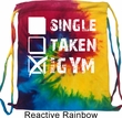 Fitness Bag Single Taken At The Gym Tie Dye Bag