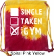 Fitness Bag Single Taken At The Gym Tie Dye Bag