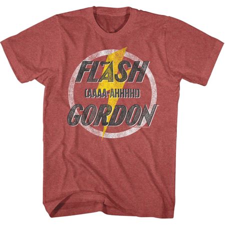 Flash Gordon Shirt AAAA-AHHHH! Red Heather T-Shirt