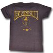 Flash Gordon Shirt Flash Bust Adult Heather Purple Tee T-Shirt
