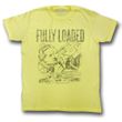 Flash Gordon Shirt Fully Loaded Adult Yellow Tee T-Shirt