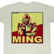 Flash Gordon Shirt Ming Adult Dirty White Tee T-Shirt