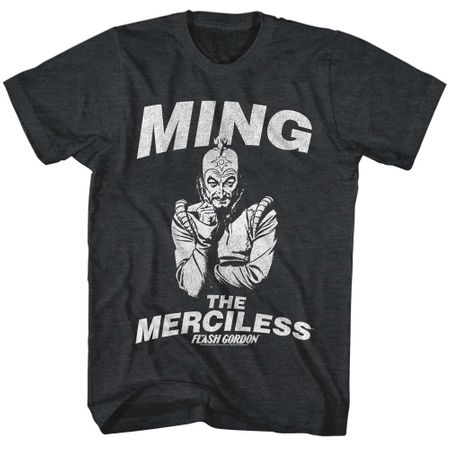 Flash Gordon Shirt The Merciless Heather Black T-Shirt