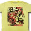 Flash Gordon Shirt To The Stars Adult Yellow Tee T-Shirt