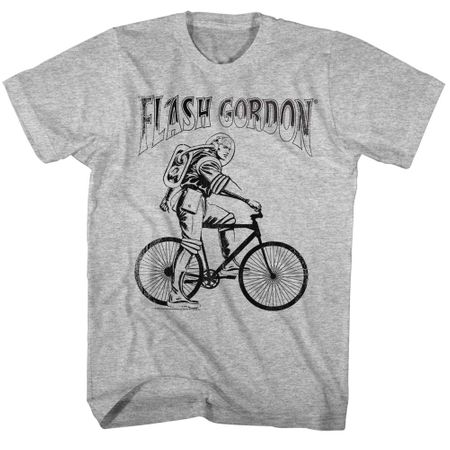 Flash Gordon Shirt Vintage Style Bicycle Athletic Heather T-Shirt