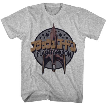 Flash Gordon Shirt Vintage Style Halftone Athletic Heather T-Shirt