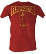 Flash Gordon T-Shirt - Flash Bust Adult Red Heather Tee Shirt
