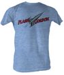 Flash Gordon T-Shirt - Flash Comic Logo Adult Light Blue Tee Shirt
