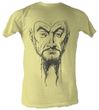 Flash Gordon T-Shirt - Ming Mug 2 Adult Yellow Heather Tee Shirt