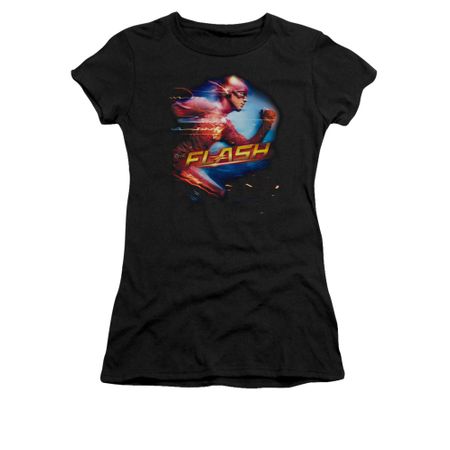 Flash Shirt Juniors Fastest Man Black T-Shirt