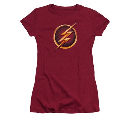 Flash Shirt Juniors Lightning Bolt Cardinal T-Shirt