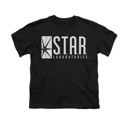 Flash Shirt Kids Star Labs Black T-Shirt