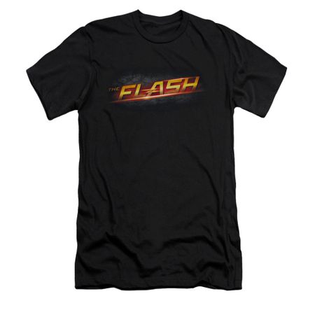 Flash Shirt Slim Fit Logo Black T-Shirt