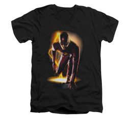 Flash Shirt Slim Fit V-Neck Ready Black T-Shirt Flash Shirt Slim Fit V-Neck Ready Black T-Shirt