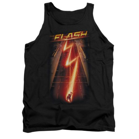 Flash Shirt Tank Top Lightning Bolt Black Tanktop