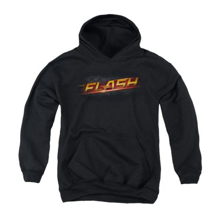 Flash Youth Hoodie Logo Black Kids Hoody