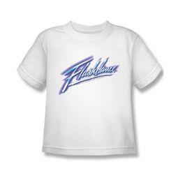 Flashdance Shirt Kids Logo White Youth Tee T-Shirt