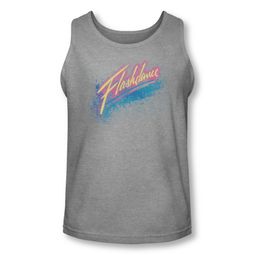 Flashdance Tank Top Spray Logo Athletic Heather Tanktop
