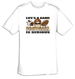 Football Is Serious Adult T-shirt Tee Shirt