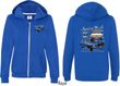 Ford 1967 Mustang (Front & Back) Ladies Full Zip Hoodie