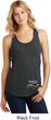 Ford 1974 Cobra Profile Bottom Print Ladies Racerback Tank Top