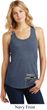 Ford 1974 Cobra Profile Bottom Print Ladies Racerback Tank Top