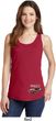 Ford 1974 Cobra Profile Bottom Print Ladies Tank Top