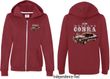 Ford 1974 Cobra Profile (Front & Back) Ladies Full Zip Hoodie