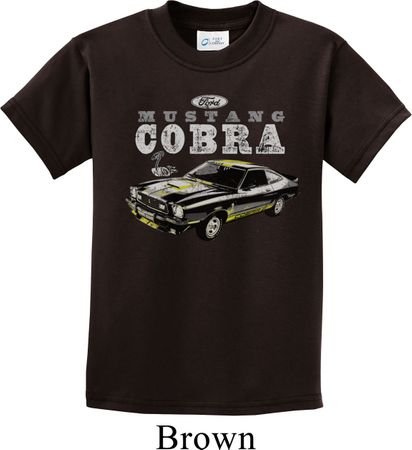 Ford 1974 Cobra Profile Kids Shirt