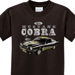 Ford 1974 Cobra Profile Kids Shirt