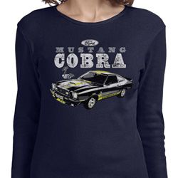 Ford 1974 Cobra Profile Ladies Long Sleeve Shirt Ford 1974 Cobra Profile Ladies Long Sleeve Shirt