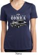 Ford 1974 Cobra Profile Ladies Moisture Wicking V-neck Shirt