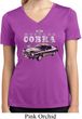 Ford 1974 Cobra Profile Ladies Moisture Wicking V-neck Shirt