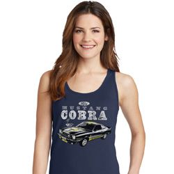 Ford 1974 Cobra Profile Ladies Tank Top Ford 1974 Cobra Profile Ladies Tank Top