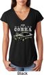Ford 1974 Cobra Profile Ladies Tri Blend V-Neck Shirt