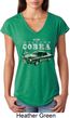 Ford 1974 Cobra Profile Ladies Tri Blend V-Neck Shirt