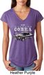 Ford 1974 Cobra Profile Ladies Tri Blend V-Neck Shirt
