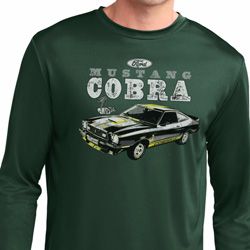 Ford 1974 Cobra Profile Mens Dry Wicking Long Sleeve Shirt