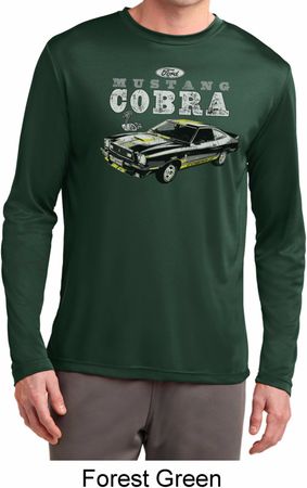 Ford 1974 Cobra Profile Mens Dry Wicking Long Sleeve Shirt