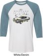 Ford 1974 Cobra Profile Mens Raglan Shirt