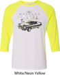 Ford 1974 Cobra Profile Mens Raglan Shirt