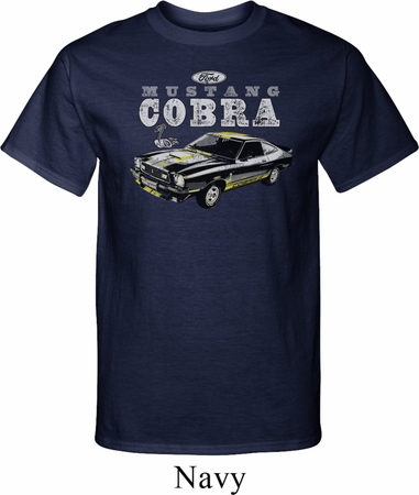 Ford 1974 Cobra Profile Mens Tall Shirt