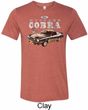 Ford 1974 Cobra Profile Mens Tri Blend Crewneck Shirt