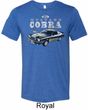 Ford 1974 Cobra Profile Mens Tri Blend Crewneck Shirt