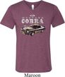 Ford 1974 Cobra Profile Mens Tri Blend V-neck Shirt