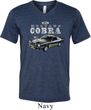 Ford 1974 Cobra Profile Mens Tri Blend V-neck Shirt