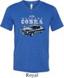 Ford 1974 Cobra Profile Mens Tri Blend V-neck Shirt